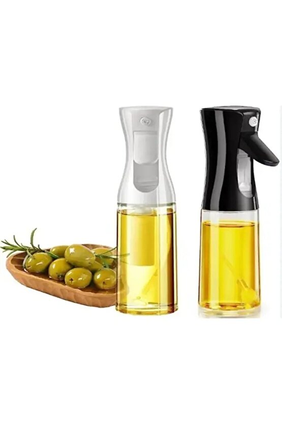 Çok Amaçlı Spreyli Sızdırmaz Cam Şişe Yağdanlık  Airfryer Sirke Yağ Püskürtücü Dağıtıcı Sprey 200ml