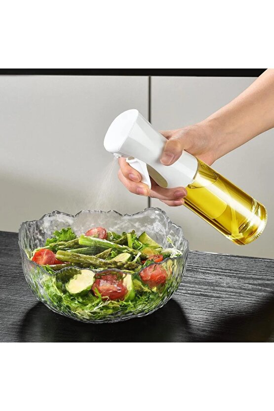 2 li Yağdanlık Sprey Air Fryer Cam Yağlık Mist Püskürtücü 225 ML 15717