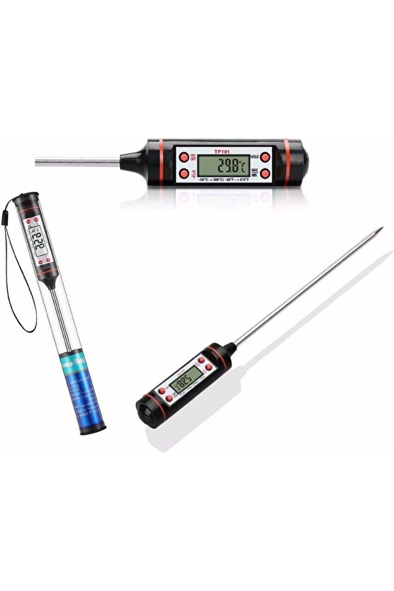 mrttnca Termometresi Dijital Termometre Gıda Termometresi 300 C Ölçüm (KALİTELİ) ÖZEL KUTULU