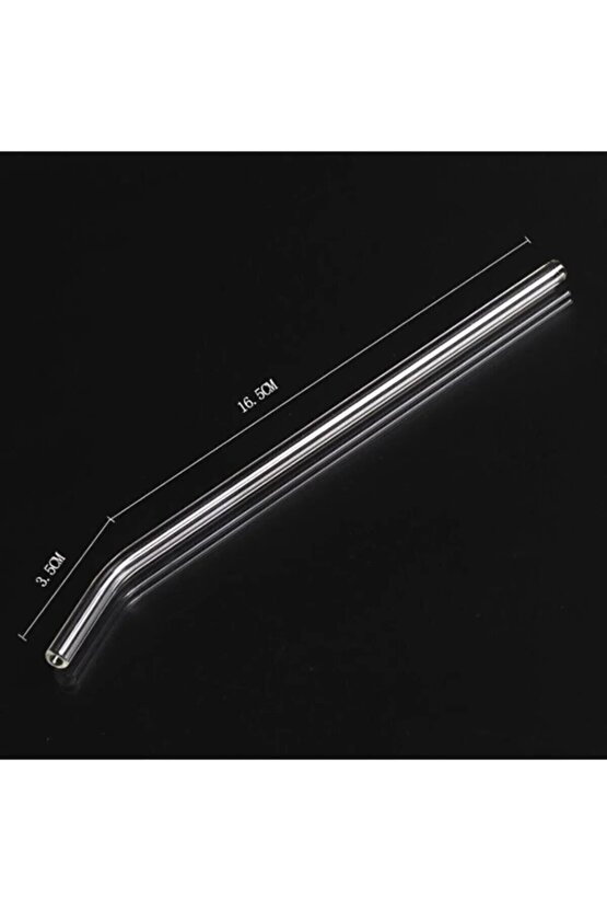 1 Adet Eğimli Cam Pipet 20cm