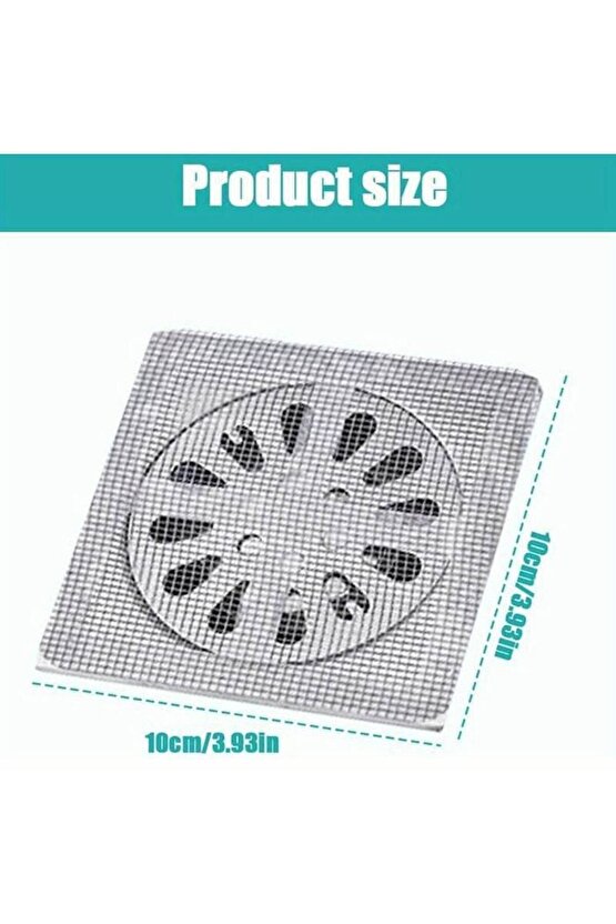 10 ADET Pratik Banyo Gider Süzgeci Saç Yakalayıcı Süzgeç Banyo Duş Gider Tıkanık Önleyici