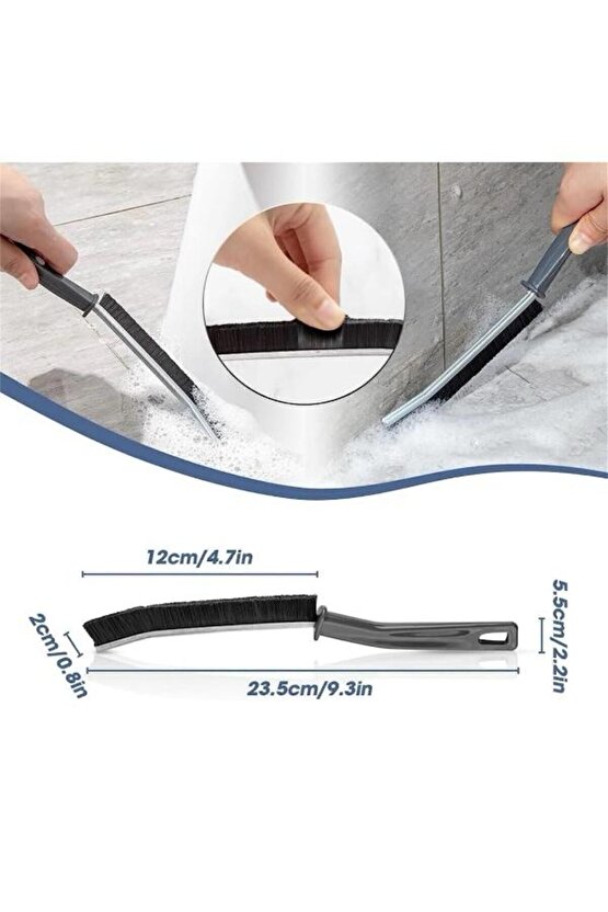 4 Adet Aralık Temizleme Fırçası, Çok Amaçlı Fırça - Derz Arası Banyo Mutfak Lavabo