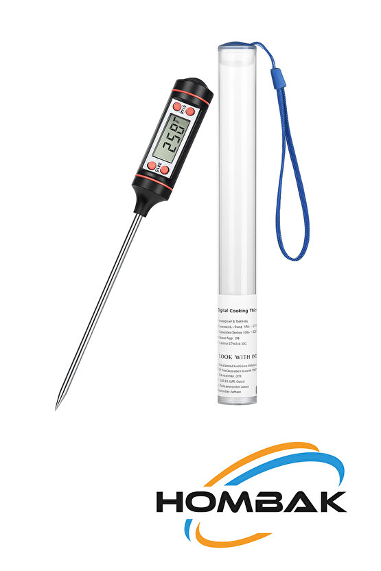 Mama Sıcaklık Ölçüm Süt Isı Ölçer Gıda Derece Ölçer Termometre Dijital Pasta Malzemeleri