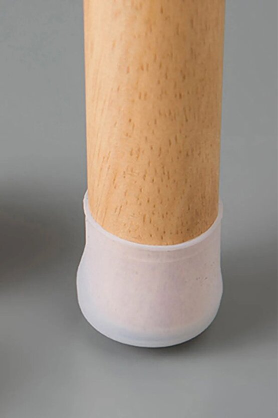 24lu Kaydırmaz Çizdirmez A Kalite Mobilya Sandalye Masa Zemin Silikon Koruyucu Pabuç Ayak Kılıf