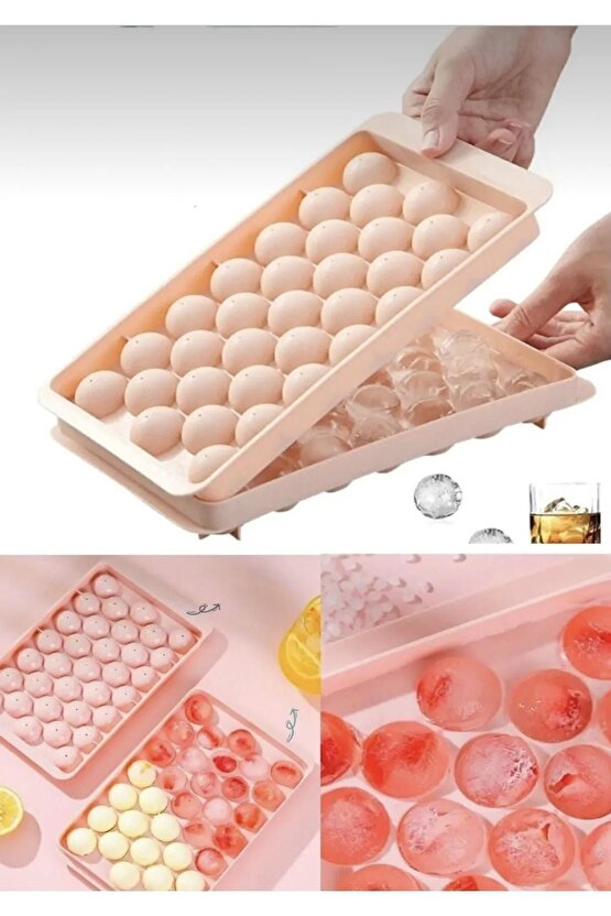 33 Hazneli Küre Buz Kalıbı 20-12 Cm 11 x 7 Plastik görseldeki ile aynıdır. TR