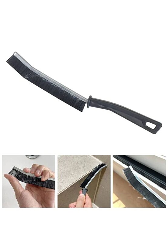 3 Adet Çok Amaçlı Ince Temizlik Fırçası - Derz Arası Banyo Mutfak Lavabo Detay Temizleme Fırçası