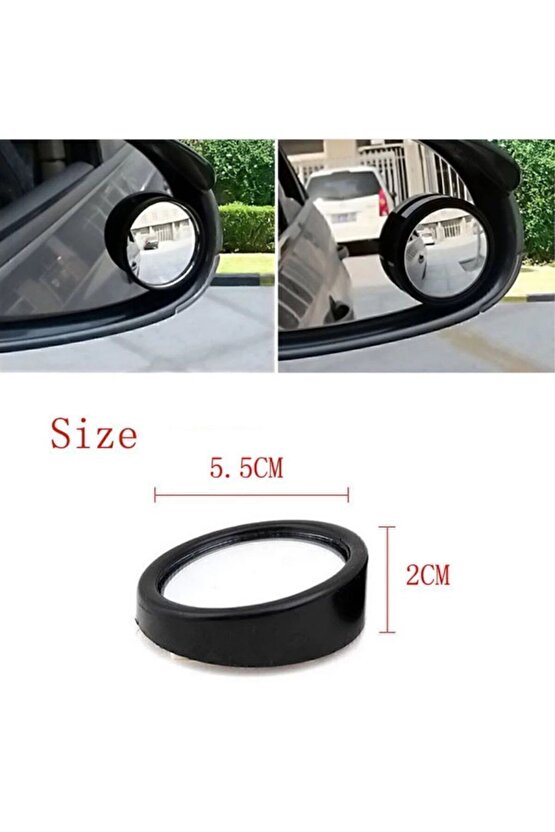 Oto Araç Kör Nokta Ayna Prizmatik Ayna Araba Aynası 2li Set Geniş Açı Dikiz Aynası