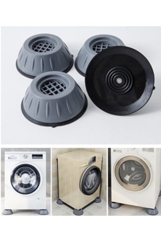 Çamaşır Makinesi Titreşim Engelleyici Aparat (4 Lü Set)