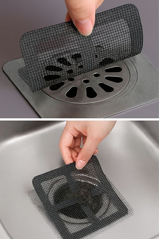 10’lu Lavabo Gider Filtresi – Koku Önleyici Haşere Koruyucu Banyo ve Mutfak Süzgeç Kapağı
