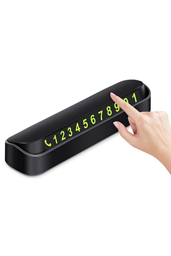 Araç Numaratör Torpido Üzeri Park Telefon Numaratörü