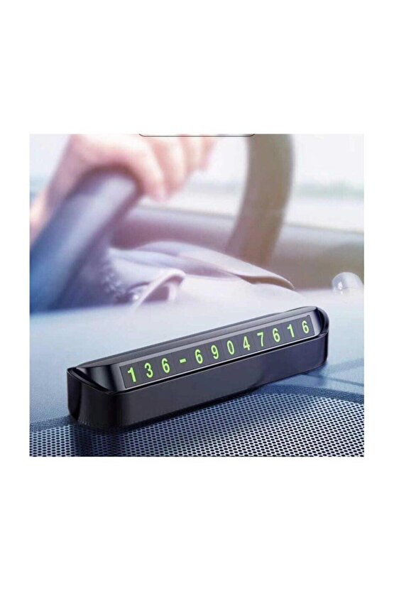 Araç Içi Park Telefon Numarası Fosforlu Numaratör Araç Numaratörü