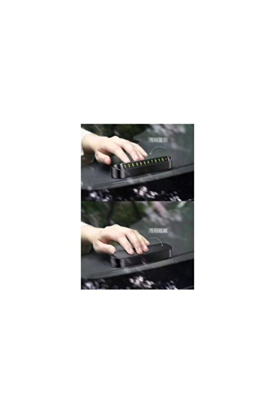 Araç Içi Park Telefon Numarası Fosforlu Numaratör Araç Numaratörü