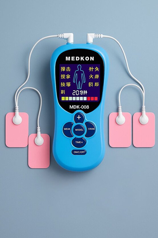 Dijital Tens Masaj Aleti Elektrikli Kas Stimülatörü