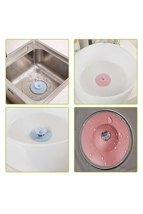 Lavabo Ve Küvet Tıkacı Mutfak Banyo Duş Gider Tıpası Tıkaç Tıkanıklık Tıkanma Önleyici Süzgeç Tıpa
