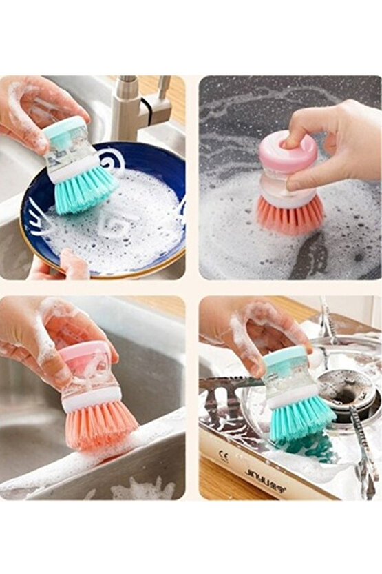 Deterjan Hazneli Bulaşık Fırçası Turk-CLKN-1976 - DRY1796-4058