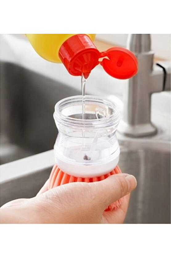 Deterjan Hazneli Bulaşık Fırçası Turk-CLKN-1976 - DRY1796-4058