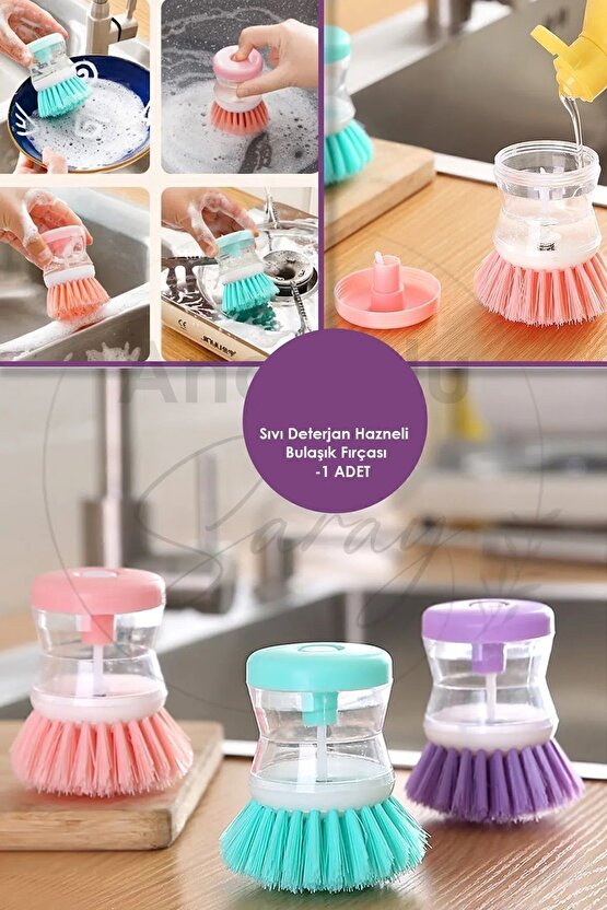 Deterjan Hazneli Bulaşık Fırçası