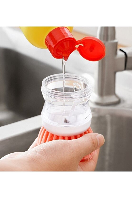 Deterjan Hazneli Bulaşık Yıkama Fırçası