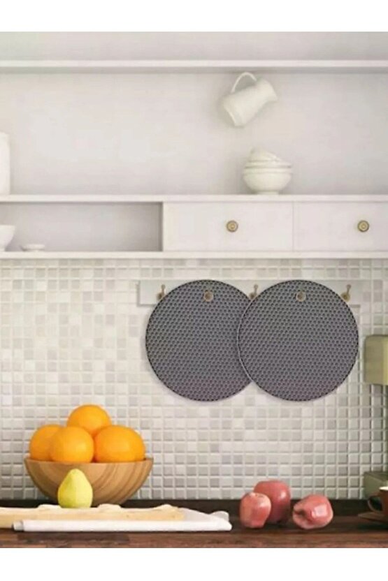 2li Silikon Nihale Petek Desenli, Kalburabastı Kalıbı, Tutacak