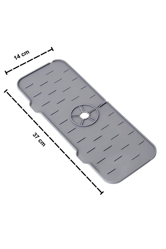 2 Adet Mutfak Lavabo Bataryası Musluk Altı Su Emici Matı Su Sızdırmaz Önleyici Mat