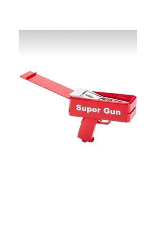 Super Money Gun Para Saçma Tabancası - Kırmızı