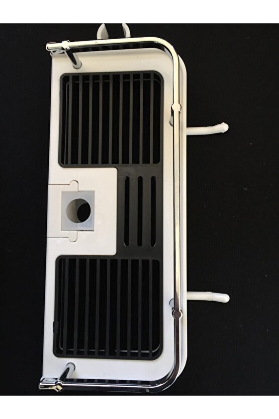 Robot Ve Sürgülü Duş Seti Sabunluk Şampuanlık Liflik Lüx Kromajlı Banyo Organizer