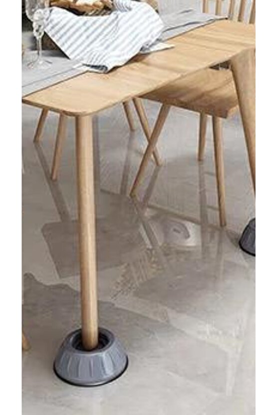 4 Adet Anti Titreşim Çamaşır Makinesi Sessiz Lastik Ayaklar Buzdolabı Tabanı Sabit Olmayan Ayak