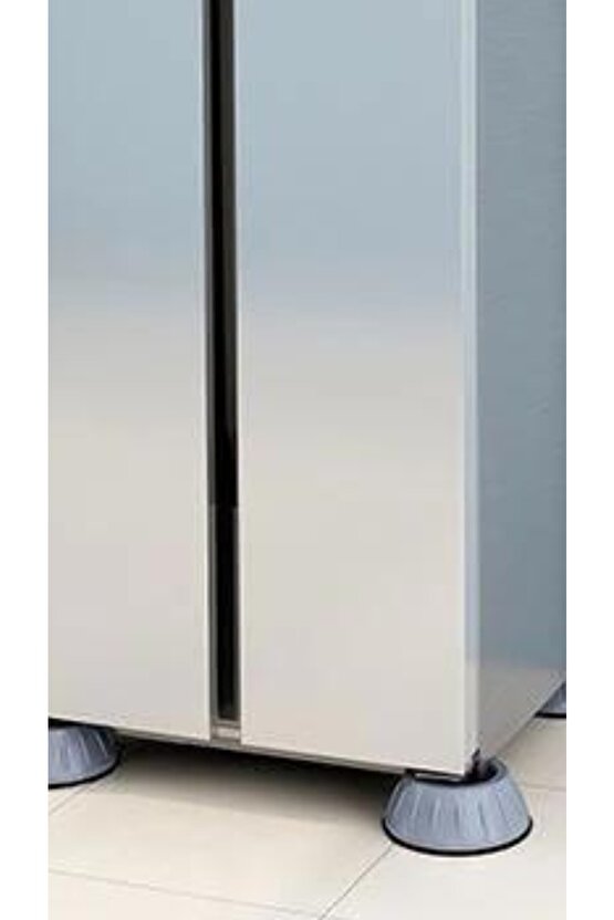 4 Adet Anti Titreşim Çamaşır Makinesi Sessiz Lastik Ayaklar Buzdolabı Tabanı Sabit Olmayan Ayak