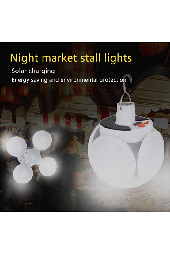 Solar 5 Kanatlı Kamp Lambası (4397)
