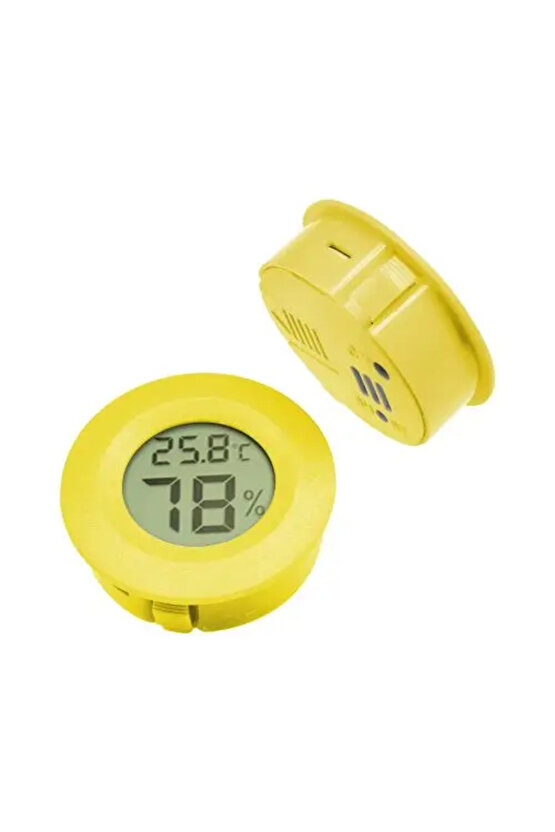 Pille Çalışan Geniş Ekranlı Termometre