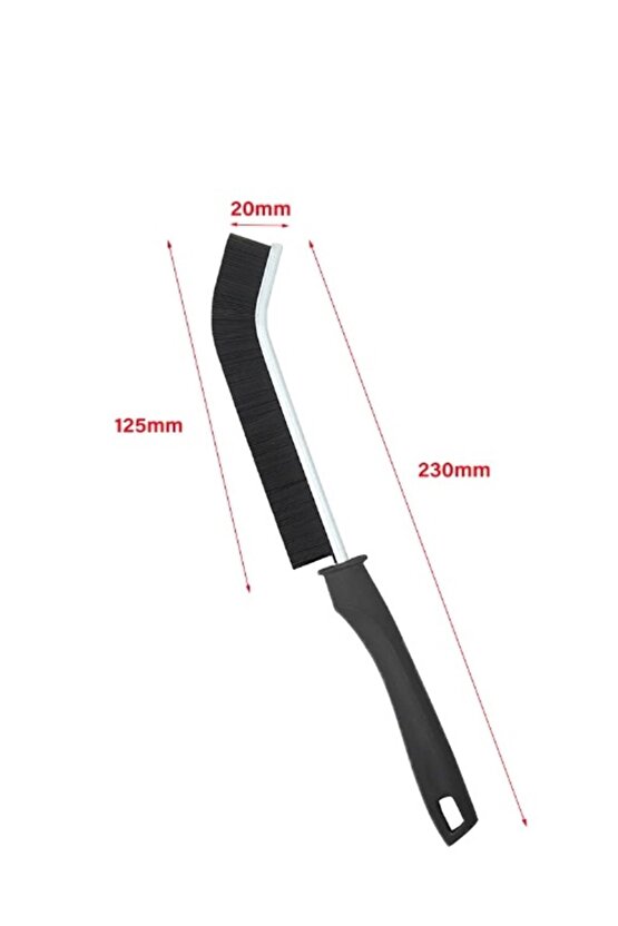 3 ADET Çok Amaçlı Multi İnce Temizlik Fırçası Derz Arası Banyo Mutfak Lavabo Detay Temizleme Fırçası