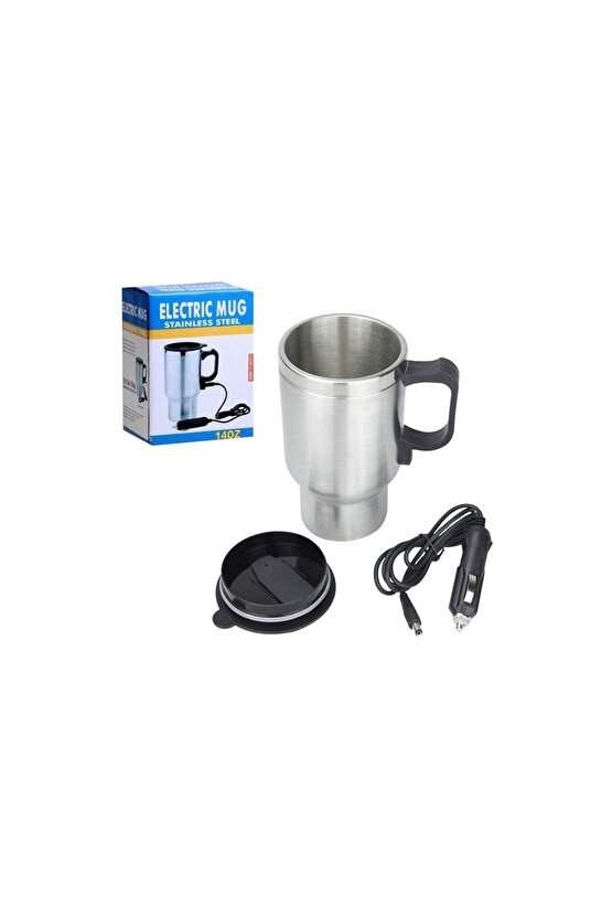 ShopZum PM-140Z PASLANMAZ ÇELİK 12 VOLT ARAÇ TERMOS (KLC A-103)