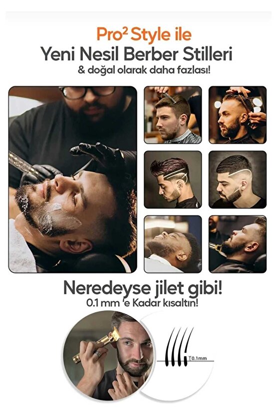 Tıraş Makinesi  USB Şarjlı Saç Sakal Vücut Kıl Tüy Alma Kadın Erkek Epilasyon Berber & Kişisel