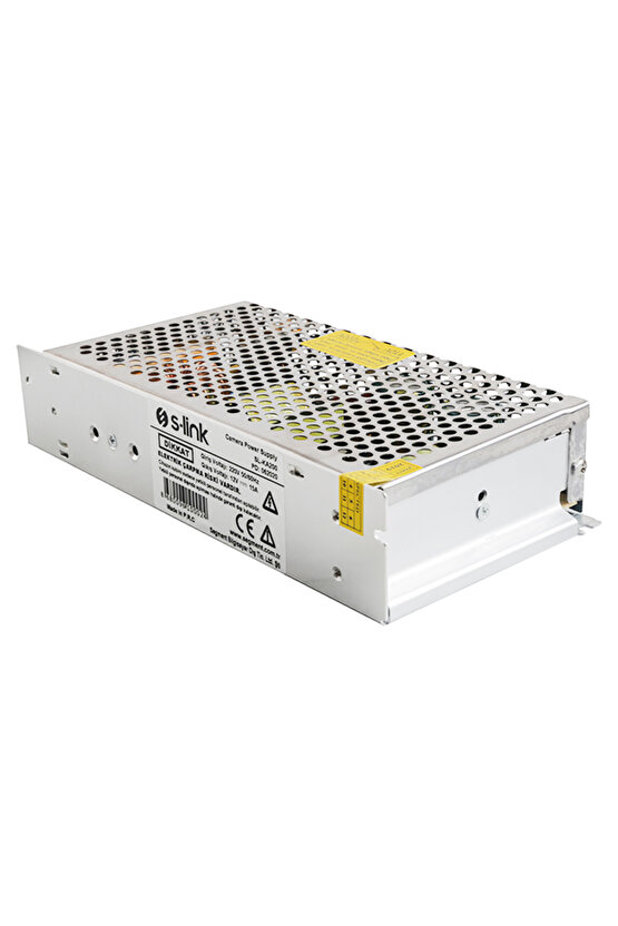 S-LINK SL-KA200 12 VOLT - 15 AMPER - 195 WATT METAL KASA ADAPTÖR (4808)