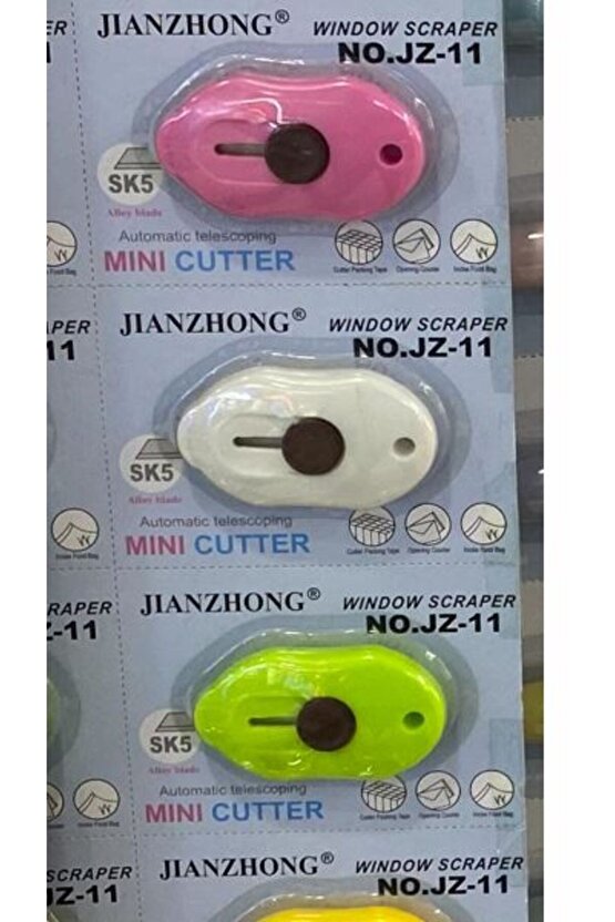 Pm-24786 Çelik Bıçaklı Mini Tekli Falçata Maket Bıçağı