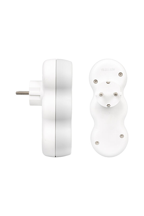 VE-2211-3GW A CLASS 3LÜ  DİKEY ÇOKLU PRİZ (MADE IN MALAYSIA) (K0)