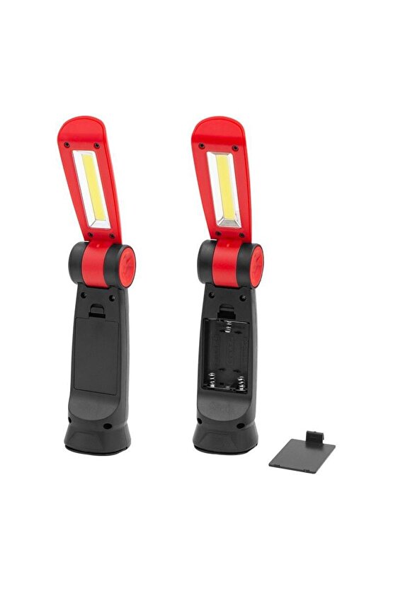 JK102 Led+Cob Işık Çok Fonksiyonlu Pilli (3*AAA) El Feneri