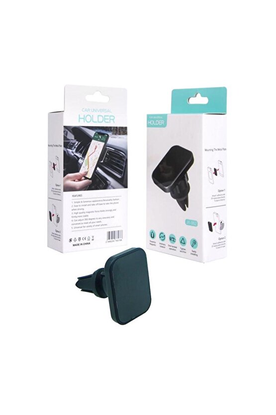 JX002 Mıknatıslı Manyetik Araç Araba Telefon Tutacağı Klima Kanalına Geçmeli (360 Derece