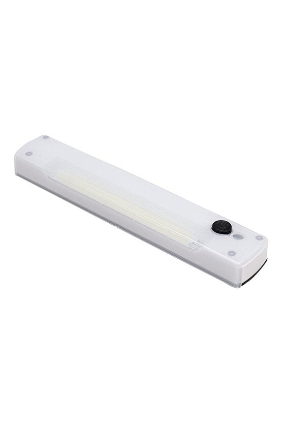 PM-18399 Beyaz Cob Ledli Yapışkanlı Mıknatıslı El Tipi Fener Magnet Bar
