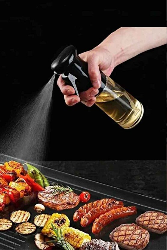 Sprey Cam Yağdanlık 200 Ml. 2 Adet Siyah Ve Beyaz Renkli