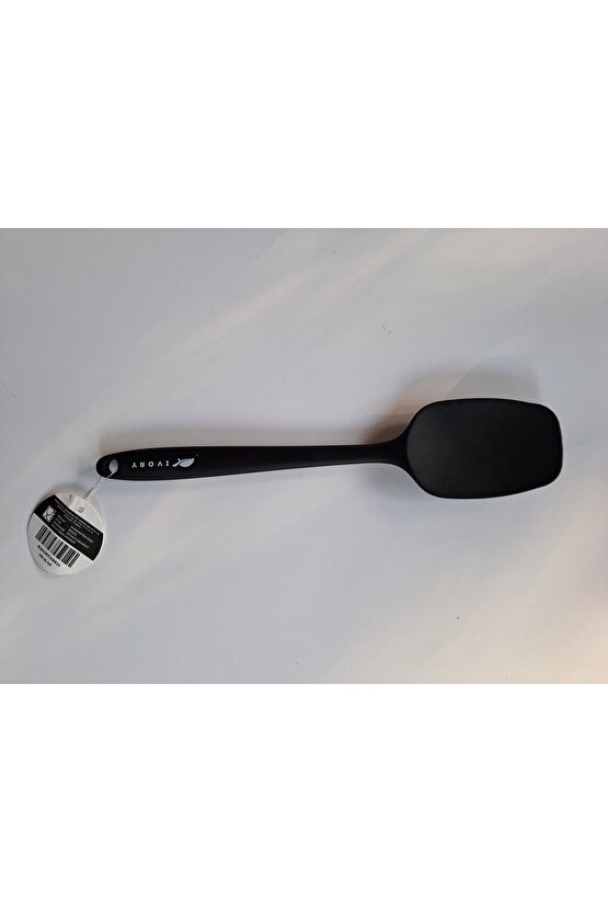 İVORY YANMAZ YAPIŞMAZ SİYAH 2Lİ SİLİKON SPATULA SETİ