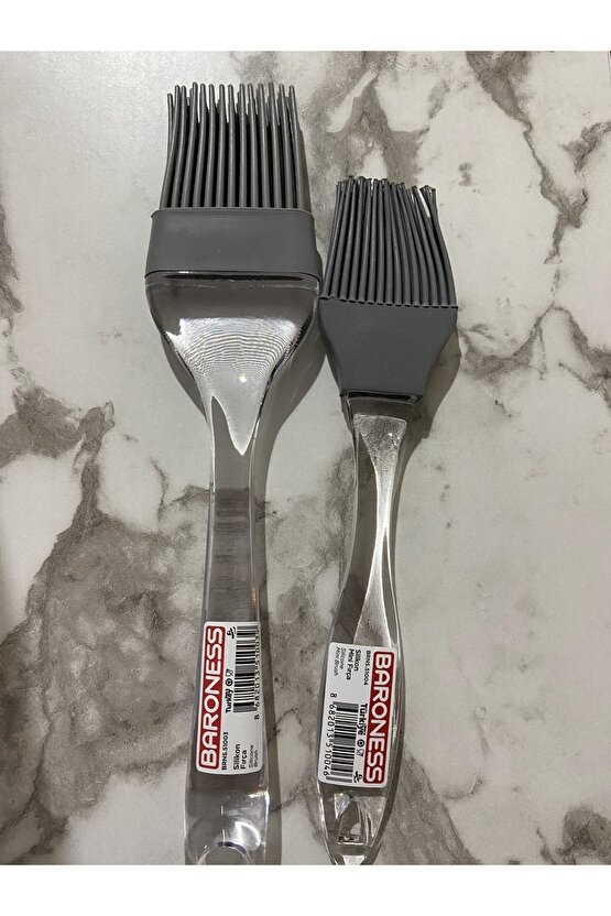 Silikon Pasta-yumurta Fırça Seti 2li