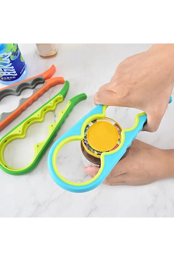 Konserve Kavanoz Şişe Açacağı Kavanoz Kapağı Açma Aparatı 4 Boy
