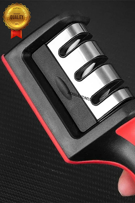 3 Aşamalı Paslanmaz Çelik 1. Kalite Bıçak Bileme Aparatı Asorti Renkli BSR7-1L