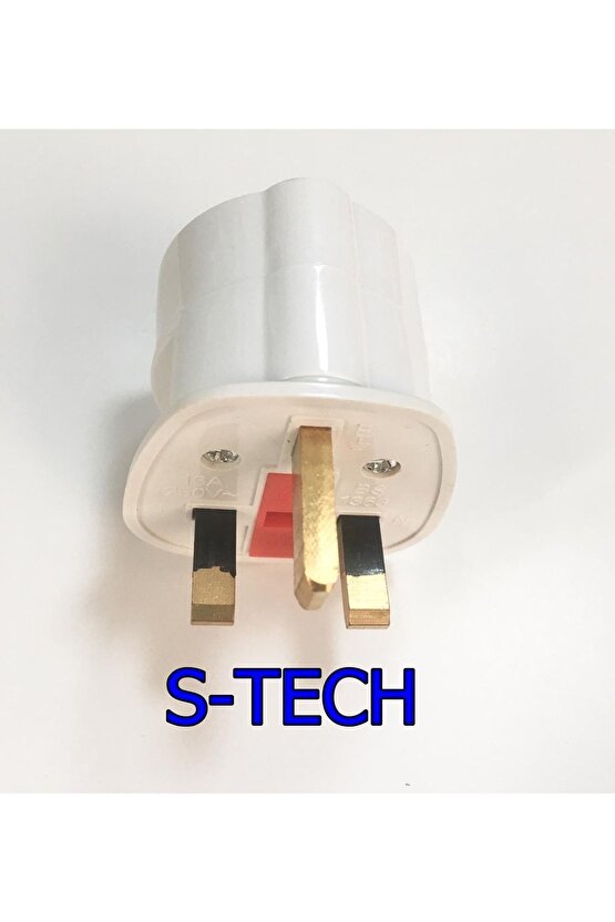 Türk Ingiliz Sigortalı 13 Amper Çevirici Adaptör