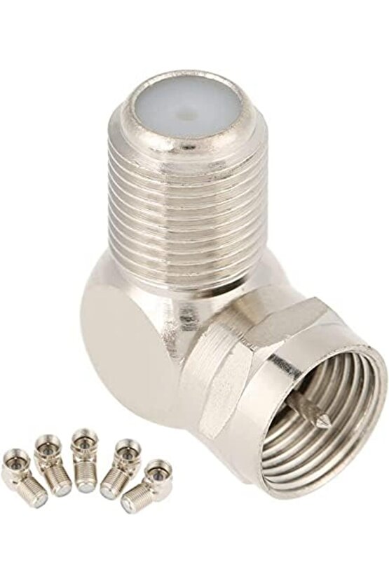 F Konnektör L Fiş 90 Derece 5 ADET L Anten Başlığı 917250