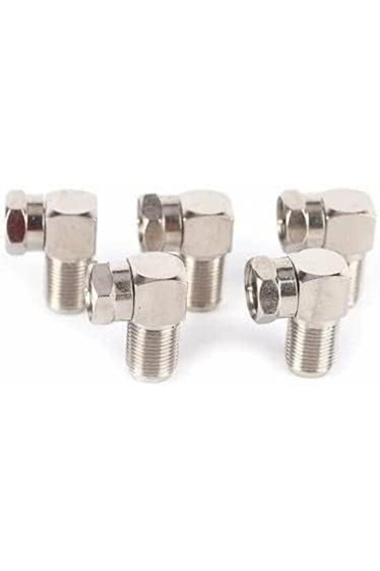 F Konnektör L Fiş 90 Derece 5 ADET L Anten Başlığı 917250