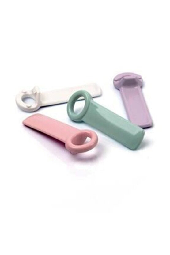 4 Adet Renkli Sert Plastik Gazoz Kavanoz Ve Şişe Kapağı Açacağı KPF6Y1F7