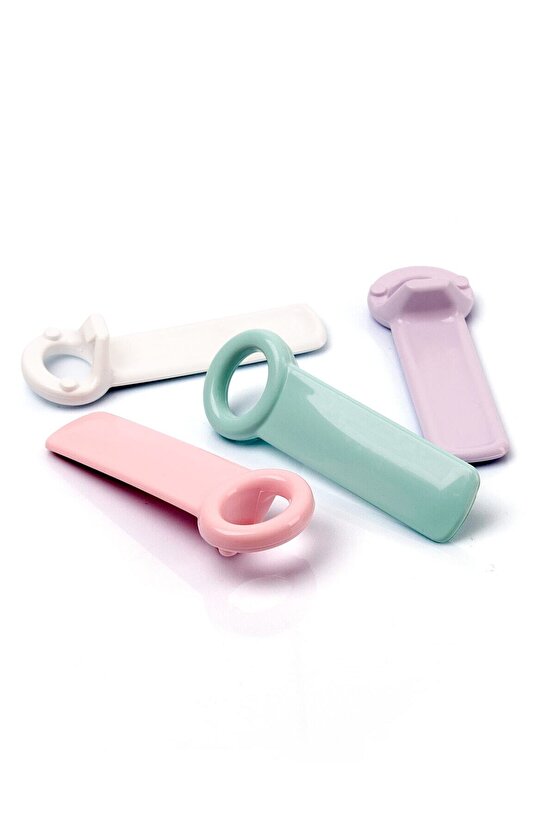 4 Adet Çok Amaçlı Renkli Kavanoz Ve Asitli Şişe Kapağı Açacağı KPF4T-78F1