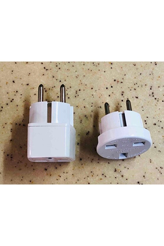 1 Amerikan + ingiliz üniversal Çevirici Priz Elektrik Fiş Dönüştürücü Türk Tipine Çeviren Başlık
